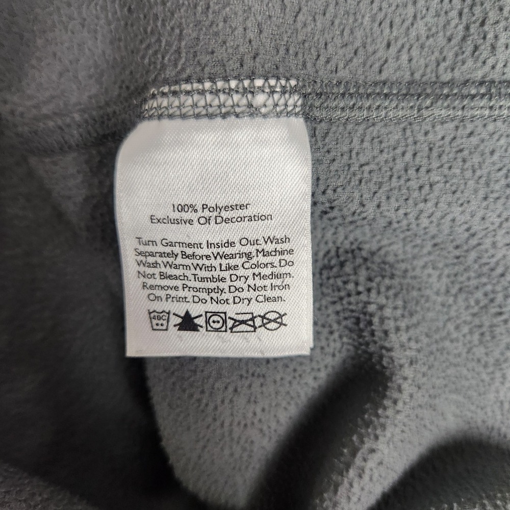 Eddie Bauer First Ascent Half Zip Fleece Sweatshirt Men M Gray‎ Jacket Gorpcore - Picture 6 of 7